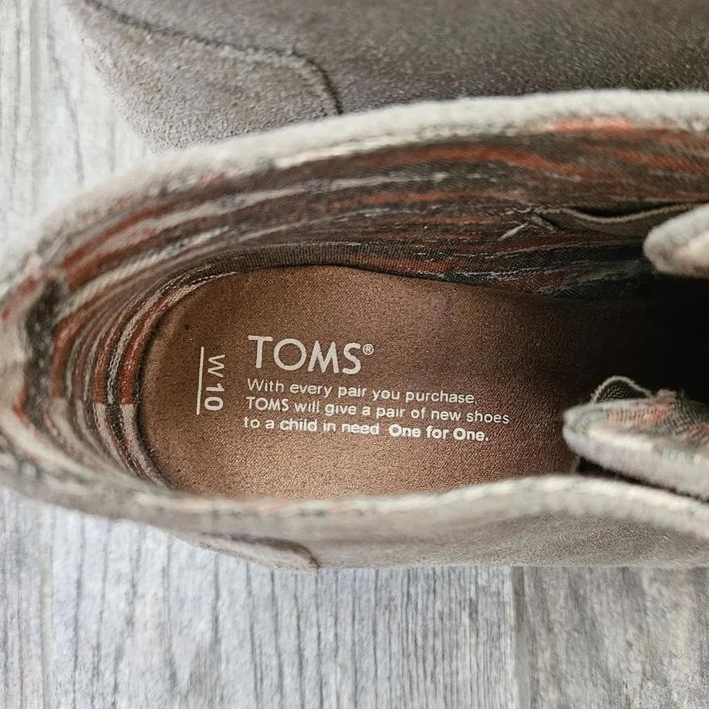 Toms Kala Suede Wedge Ankle Boots